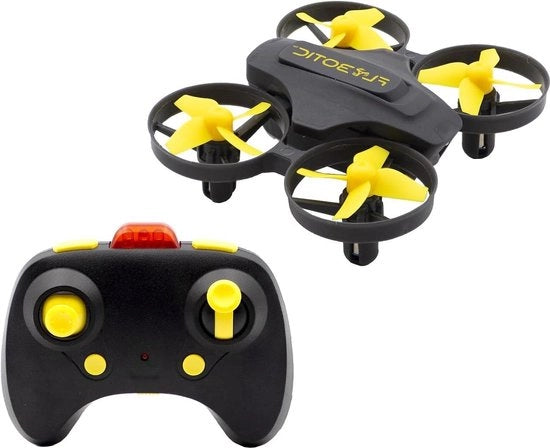 Drone a distanza controllabile a infrarossi - Giallo - 8cm - FLYBOTIC