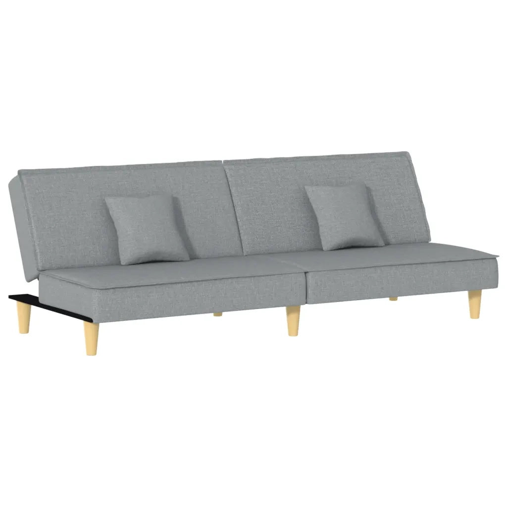 Divano letto | Sof¨¤ letto | Letto singolo Grigio Chiaro in Tessuto