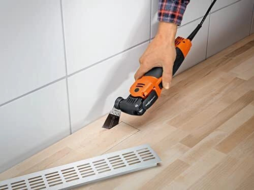 FEIN 72296863000 MULTIMASTER MM 700 MAX Utensile Multifunzione 450 W Attacco StarlockMax Cambio Accessori QuickIN Valigetta L-BOXX 136 colore Nero