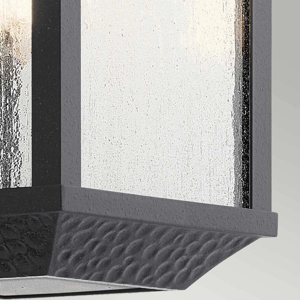 Applique esterna Springfield nero anticato E27 60W Kichler