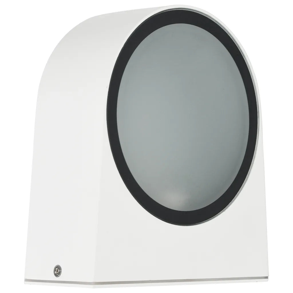 Lampade da Parete da Esterno 2 pz 11 W Bianche Rotonde 45657