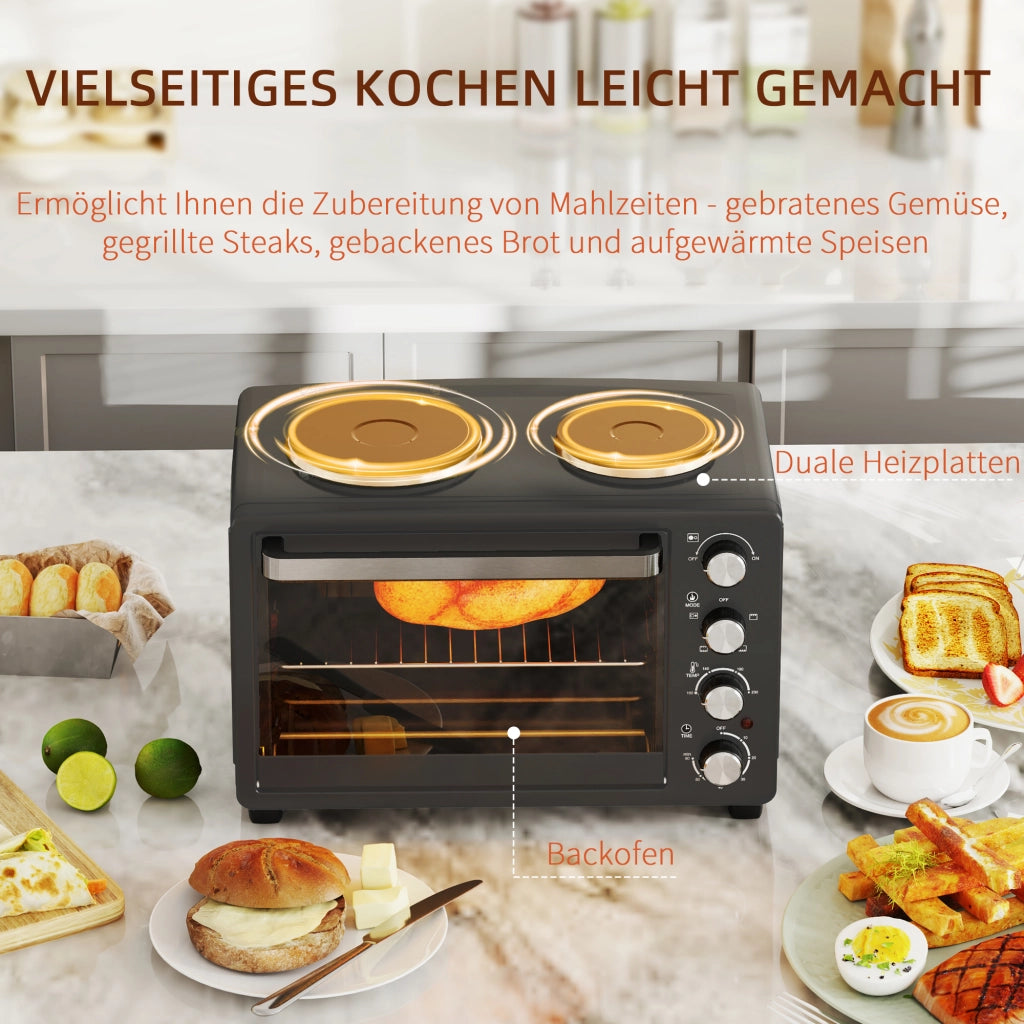 Forno Tostapane 28 L ¨C Minimal ¨C Nero