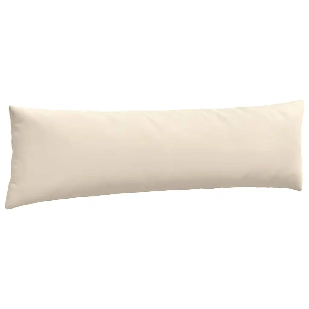 Cuscini da Divano 2 pz-Set di 2 Cuscini per Sofa Beige 145 x 40 cm Tessuto