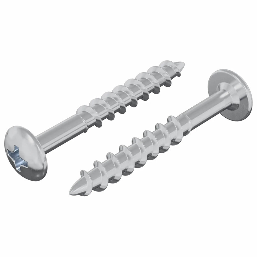 Vite 2 pcs Argento 9,8 x 35 mm Ferro 864478