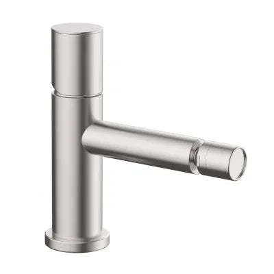 Miscelatore bidet satinato senza leva in acciaio inox Gemini