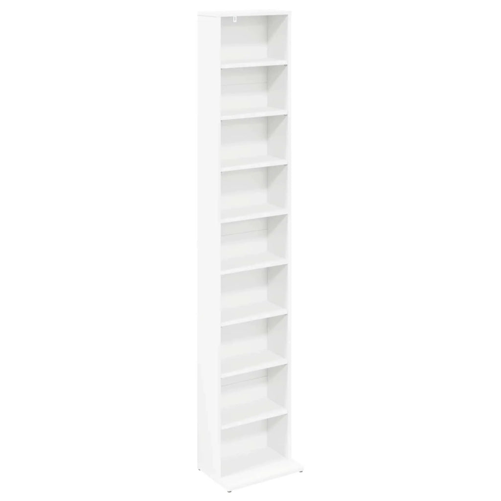 Mobile per CD 2 pz Bianco 33 x 23,5 x 175 cm 8012643