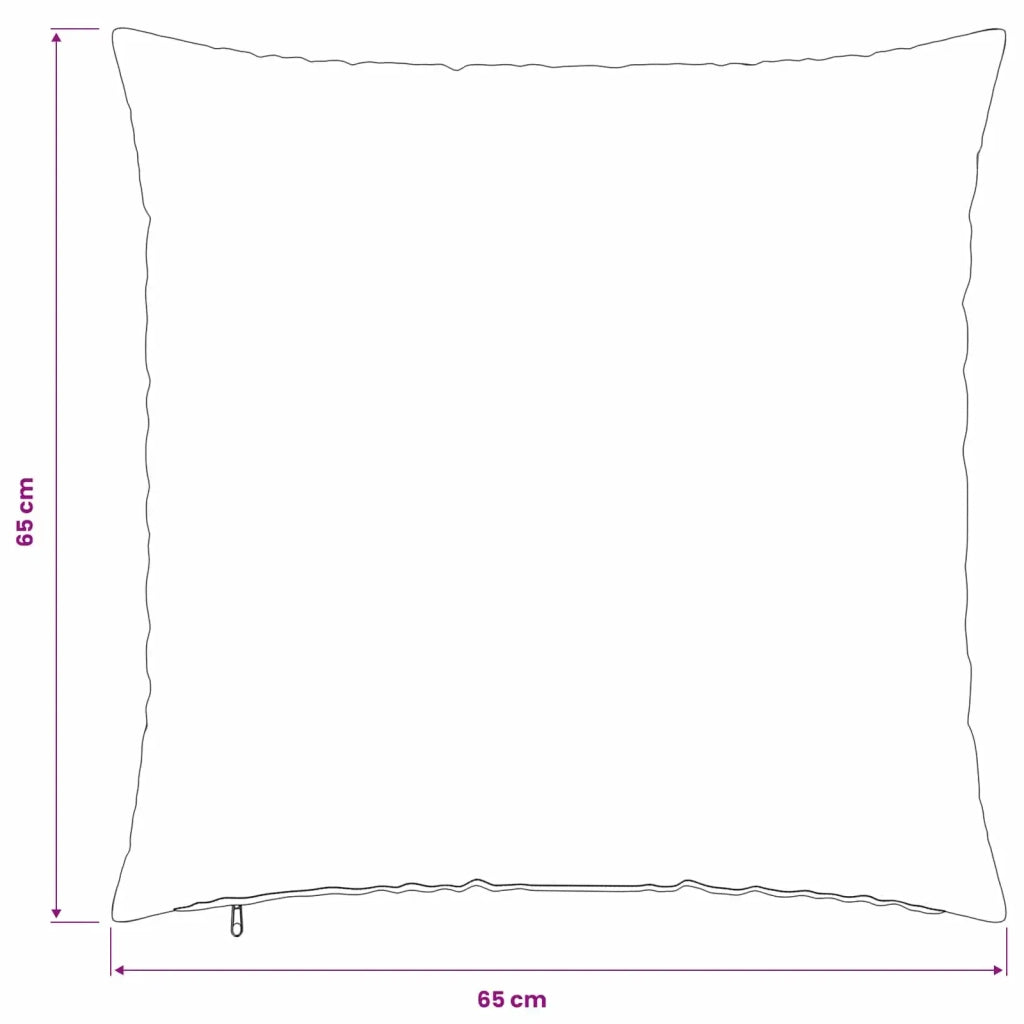 Federa 6 pz HEERLEN Marrone Chiaro 65 x 65 cm 913140