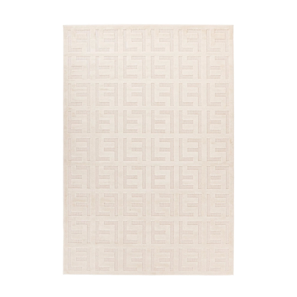 Tappeto moderno Madita 400 bianco 120x170 cm