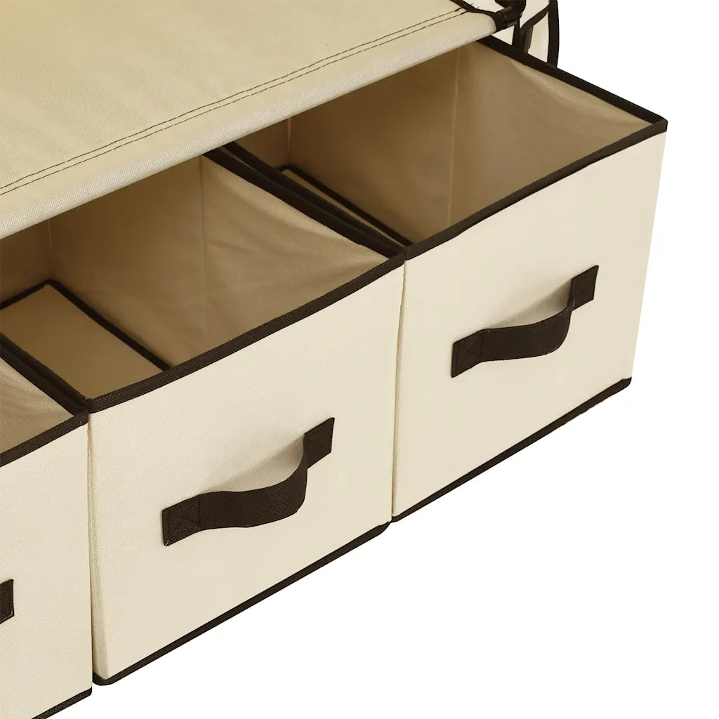 Armadio Crema 87x49x159 cm in Tessuto 282459
