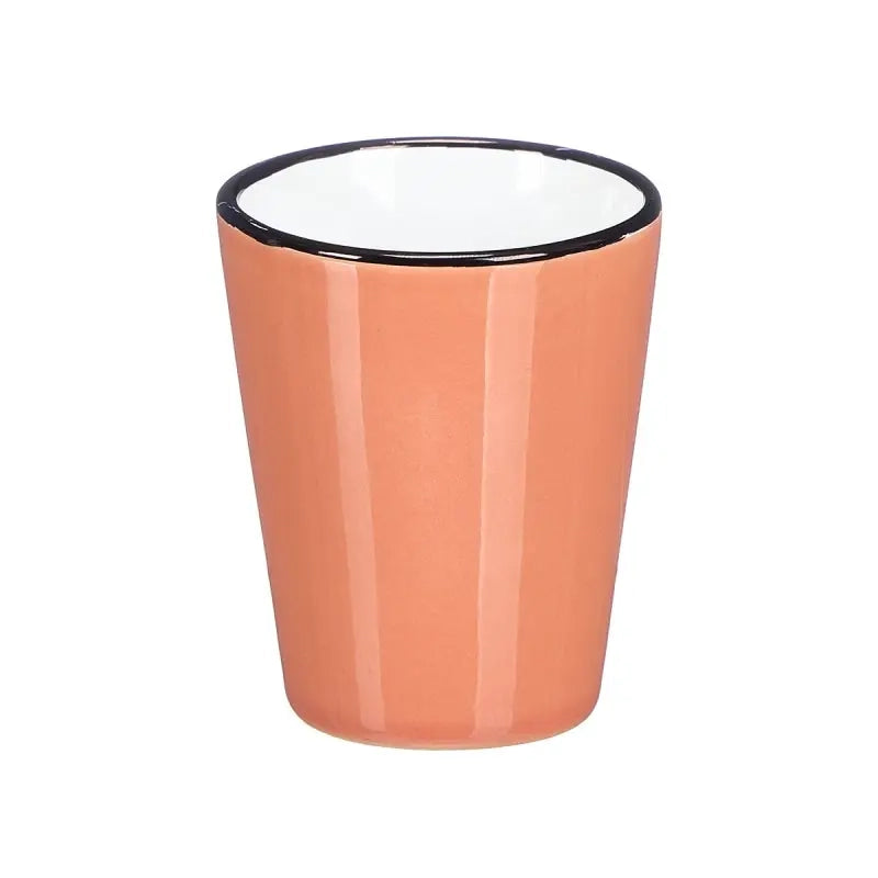 Bicchiere in ceramica 90 ml colori scuri assortiti