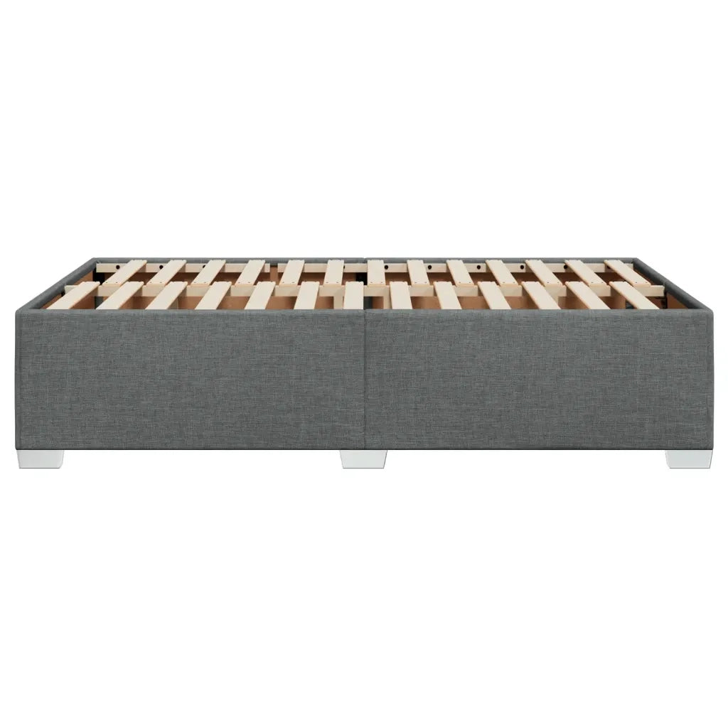 Giroletto senza Materasso Grigio Scuro 120x190 cm in Tessuto 3284458