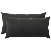Federa 2 pcs HEERLEN Nero 40 x 80 cm Velluto 909826