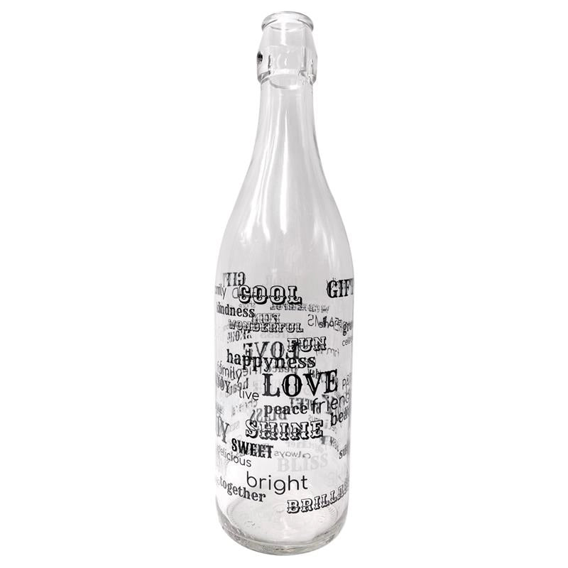 MAURY'S BOTTIGLIA IN VETRO LETTERING DA 1 LT