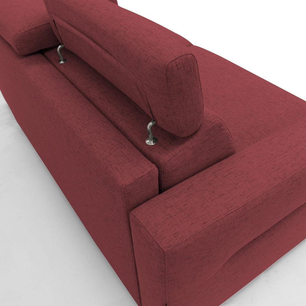 Avalon Divano letto con materasso H18 220 cm (mat. 160x197 cm) talpa