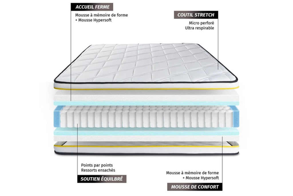 Materasso e base 90x190 cm - Flexy