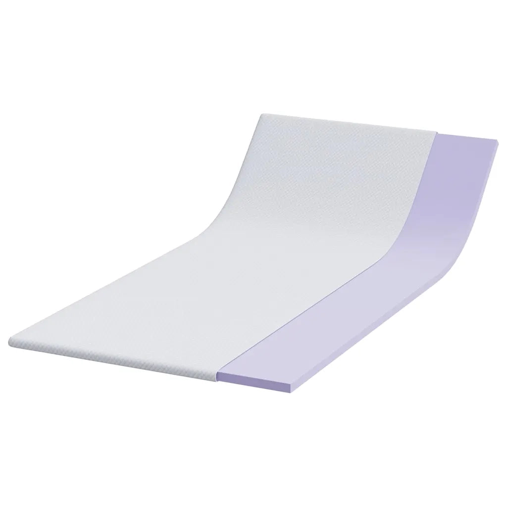 Topper per materasso Bianco 120 x 200 cm Tessuto Jacquard 4106214