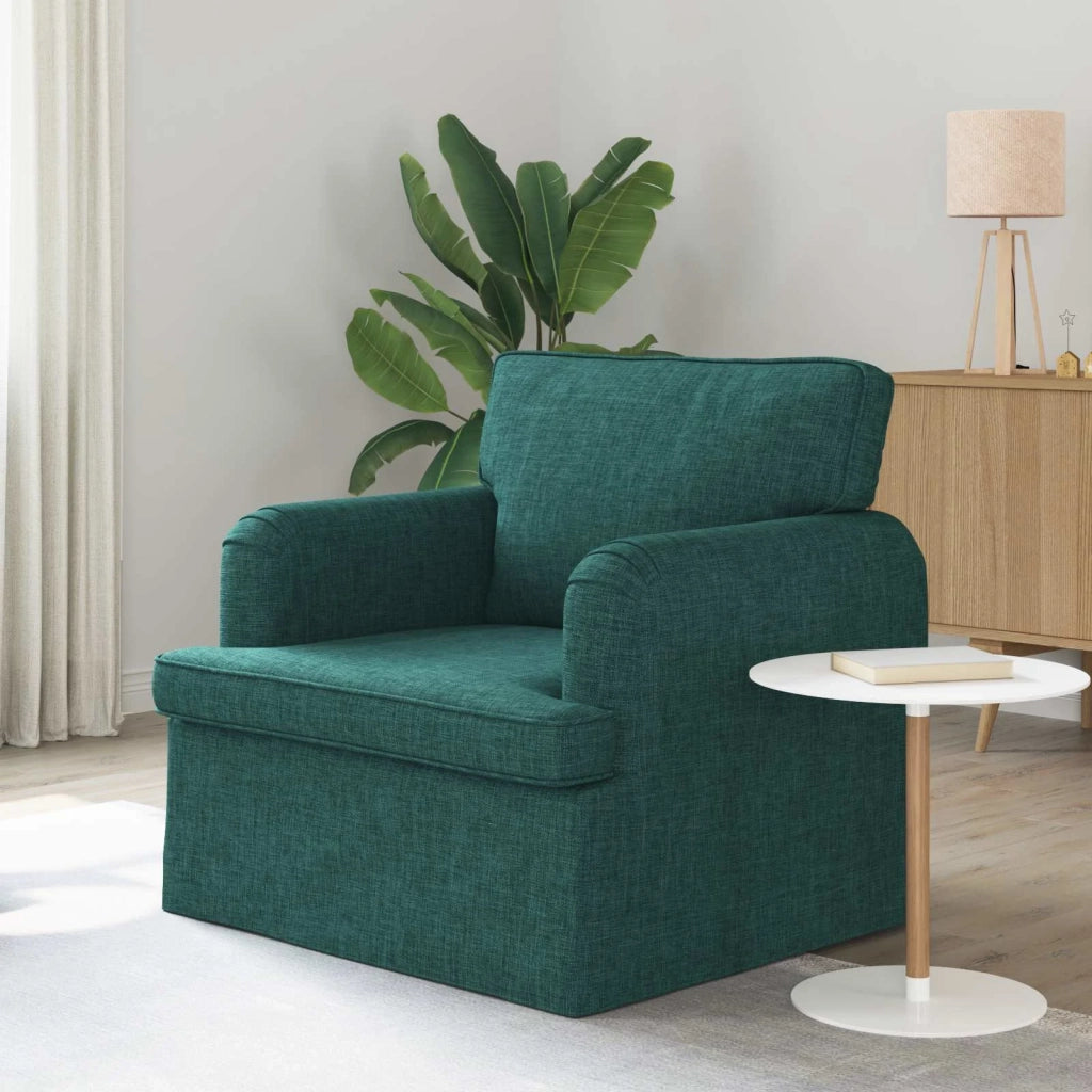 Divano Verde Scuro 84 x 80 x 85 cm Tessuto 42024479