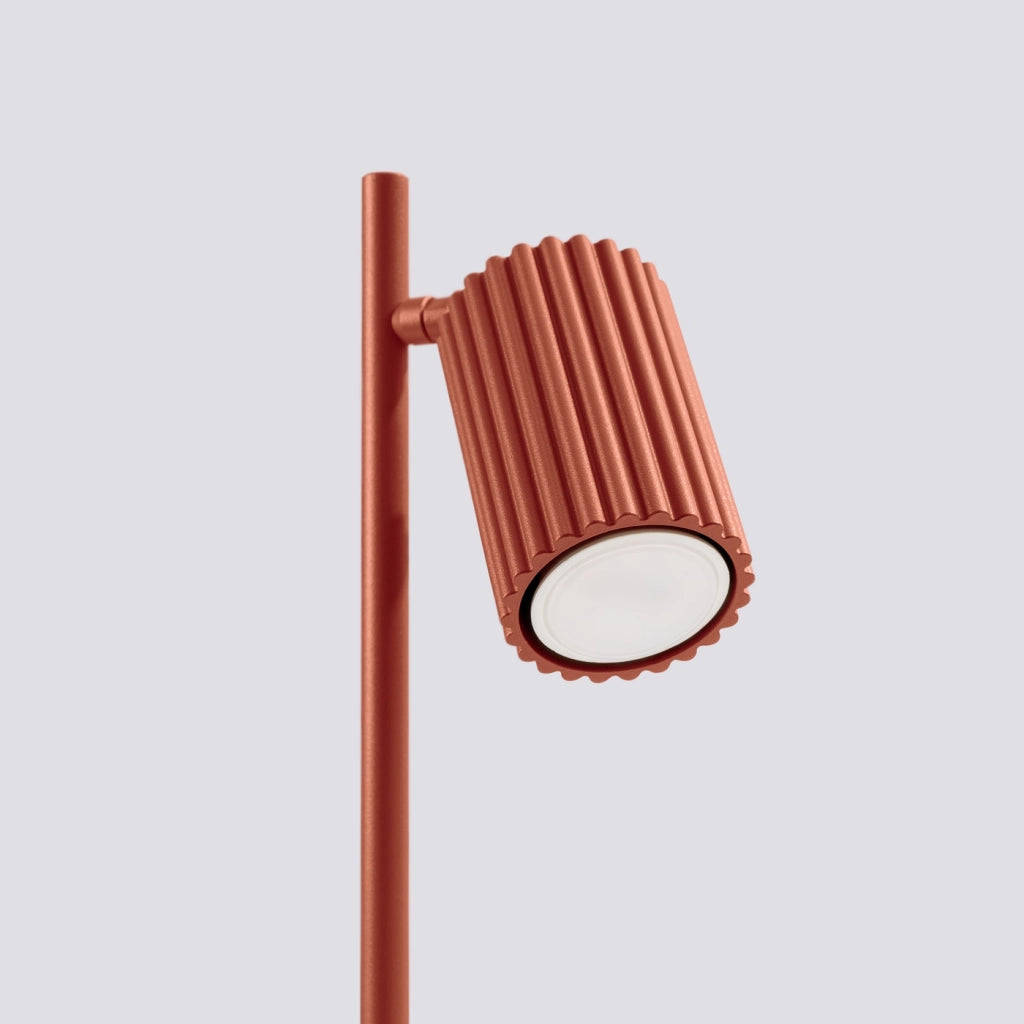 Lampada da tavolo KARBON rosso ocra
