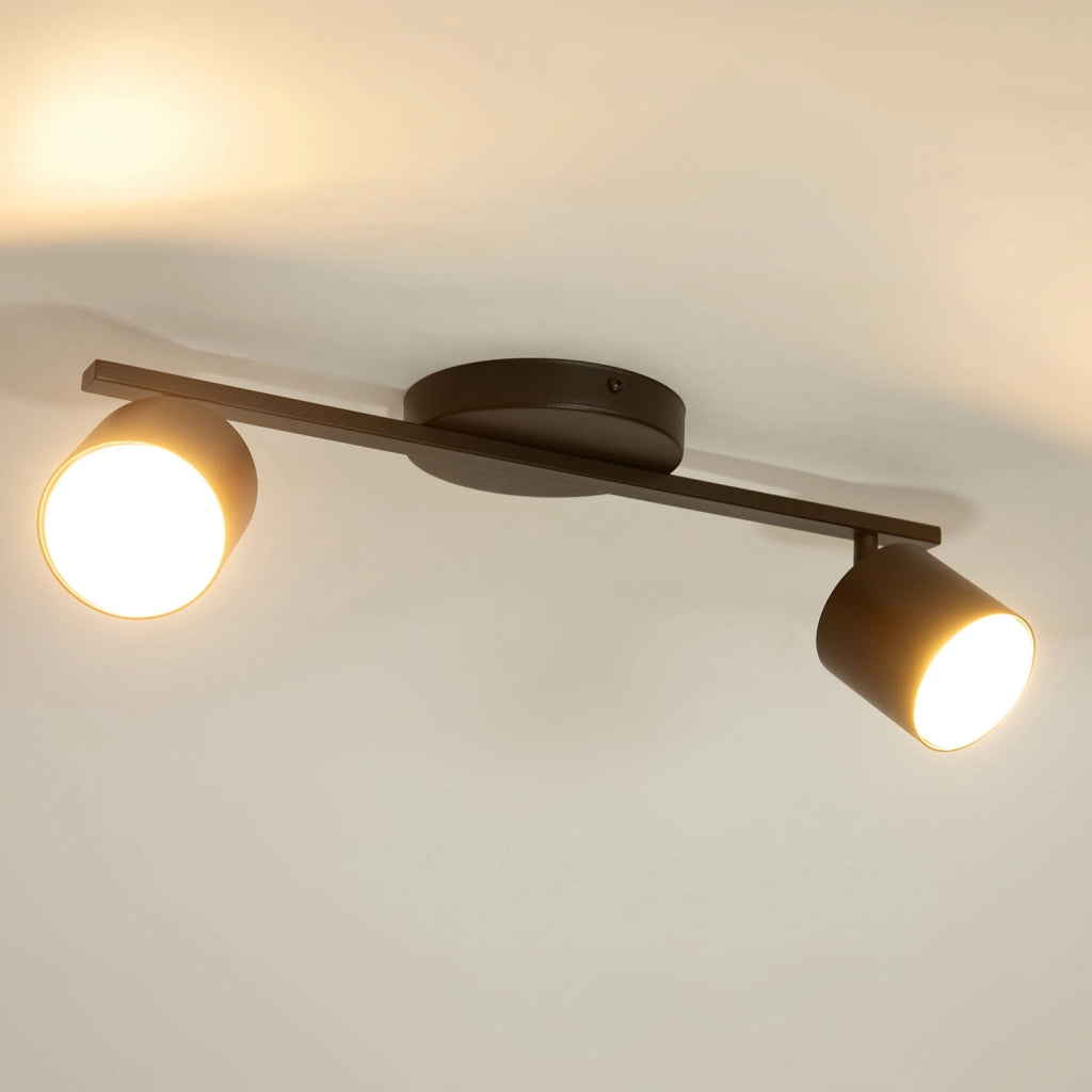 Plafoniera moderna nera a barra 2xGX53 Mila Sigma Lighting