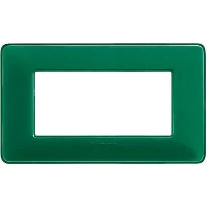 Placca Bticino Matix 4 moduli smeraldo AM4804CVS
