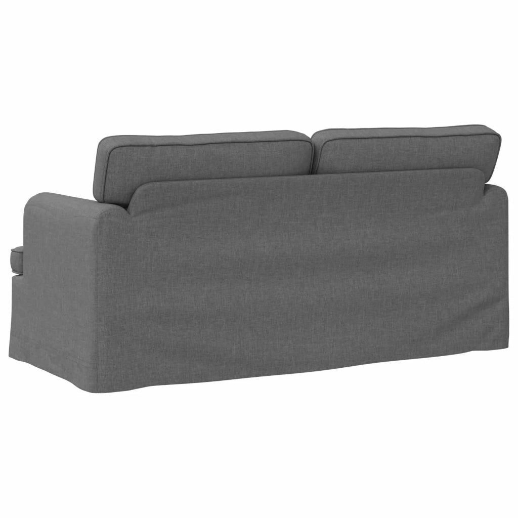 Divano Grigio scuro 142 x 80 x 85 cm Tessuto