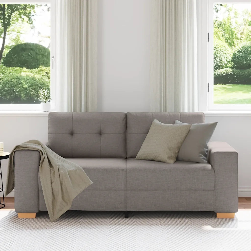 Divano Divanetto Tortora 180x77x82 cm in Tessuto 4105084
