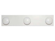 APPENDIABITI IN LEGNO 3 POSTI BIANCO  cm.9x44