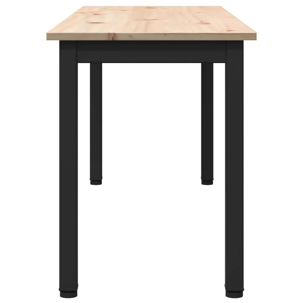 panchina Naturale 110 x 35 x 45 cm Pino massello 892773