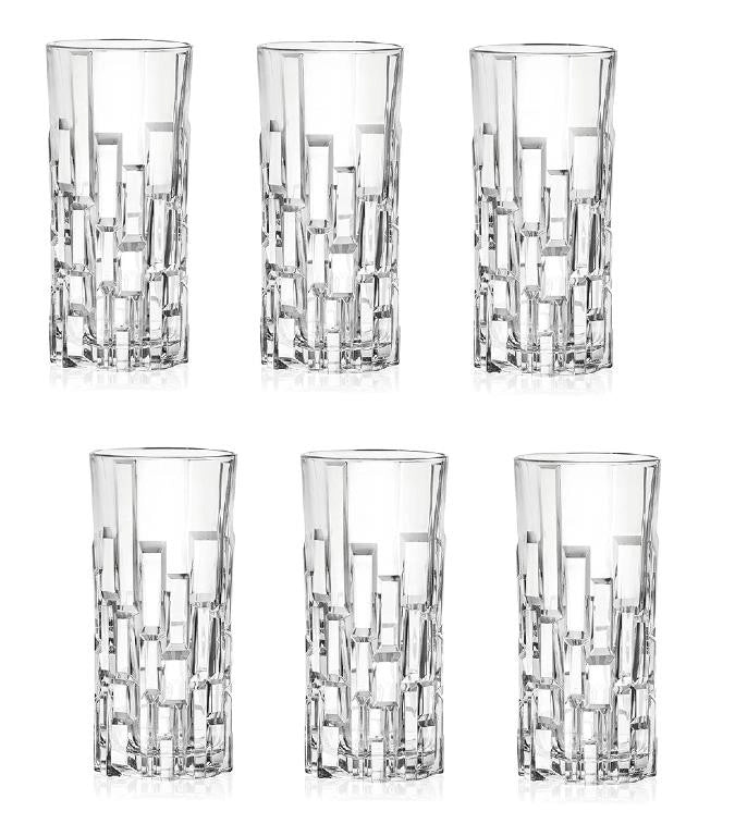 Set 6 Bicchieri da Tavola Bibita in Vetro Etna 34 cl RCR
