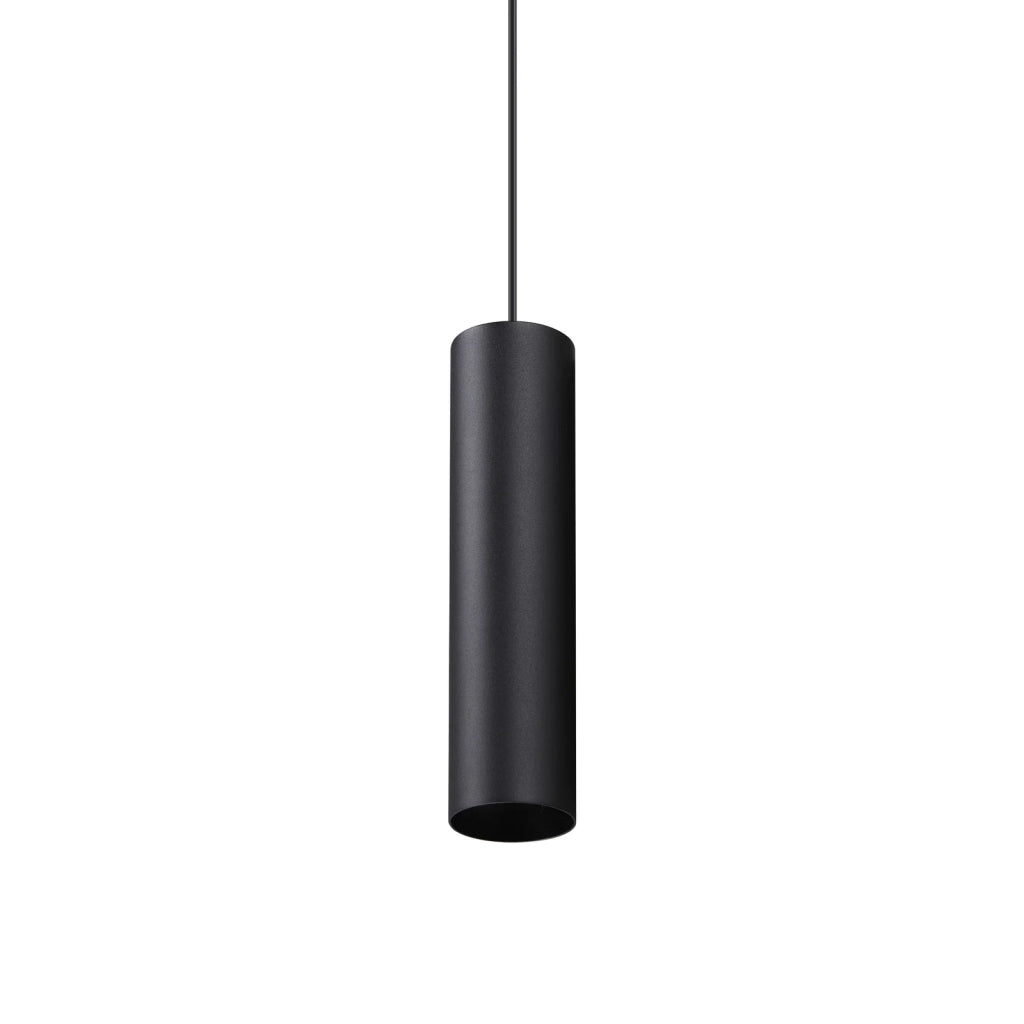 Lampada A Sospensione Look 1 Luce Gu10 Nero