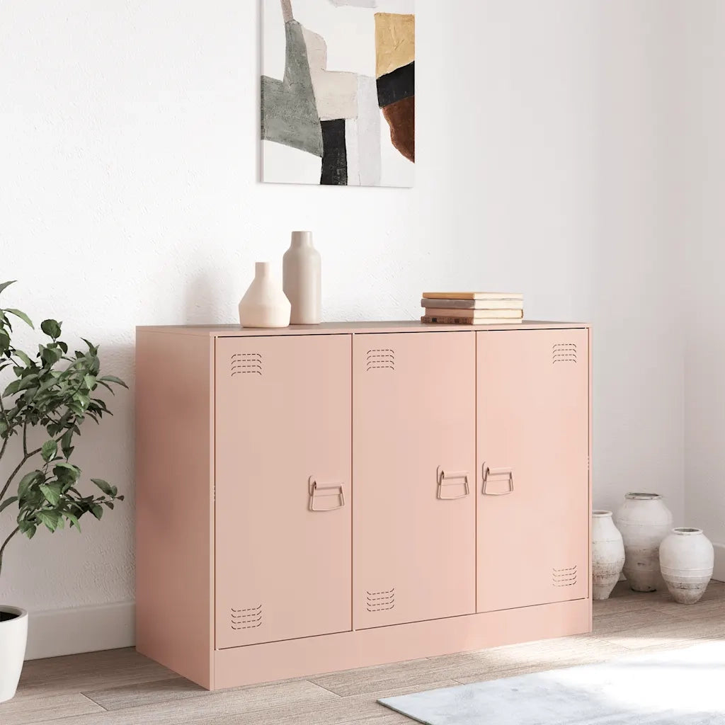 Credenza Rosa 99x39x73 cm in Acciaio 841722