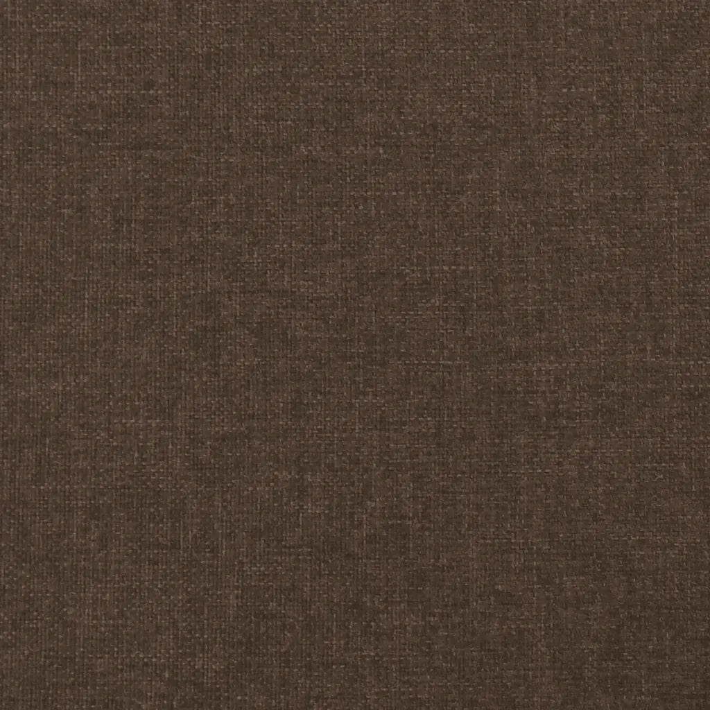 Struttura Letto a Rete a Molle Marrone Scuro 100x200 cm Tessuto 3120940
