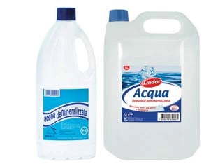 ACQUA DEMINERALIZZATA LT.2- - lt.5 - 4 pezzi