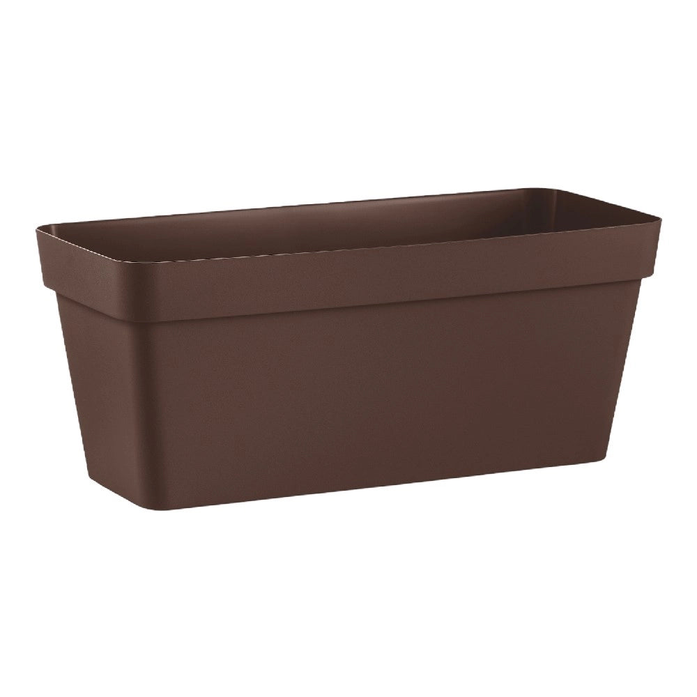 FIORIERA Rettangolare CLEO in plastica CON RUOTE DI SPOSTAMENTO 80 CM VECA Color: BRONZO