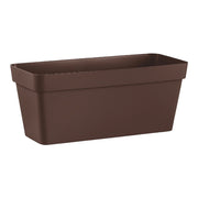 FIORIERA Rettangolare CLEO in plastica CON RUOTE DI SPOSTAMENTO 80 CM VECA Color: BRONZO