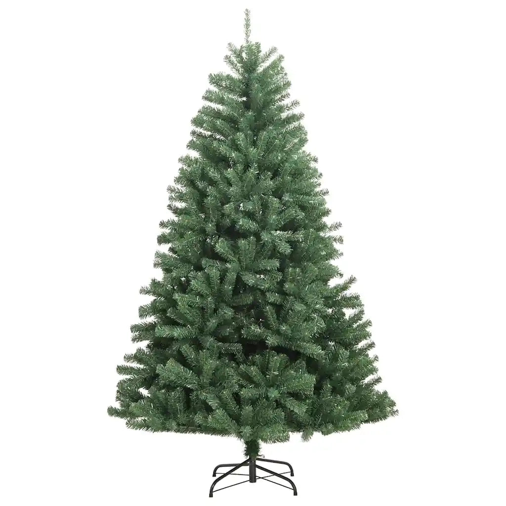 Albero di Natale Artificiale con Rami Pieghevoli Verde 150 cm 3395482