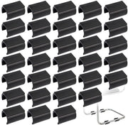 Fasciatura per sedile 25 mm - 32 pezzi - Gomma adesivo antiscivolo - Nero - Installazione facile - Fasciature per mobili