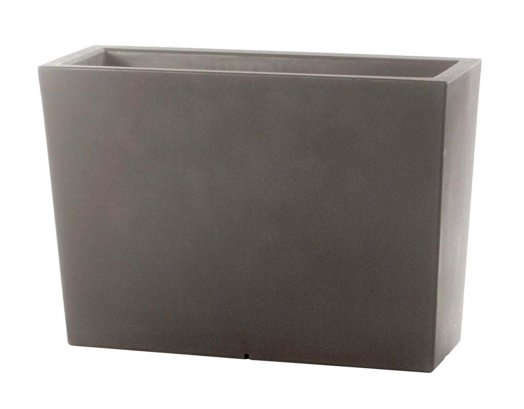 Cheonda - Teraplast Schio Cassa Blumenkasten, 50 cm, aus 100% Kunststoff, Cappuccino