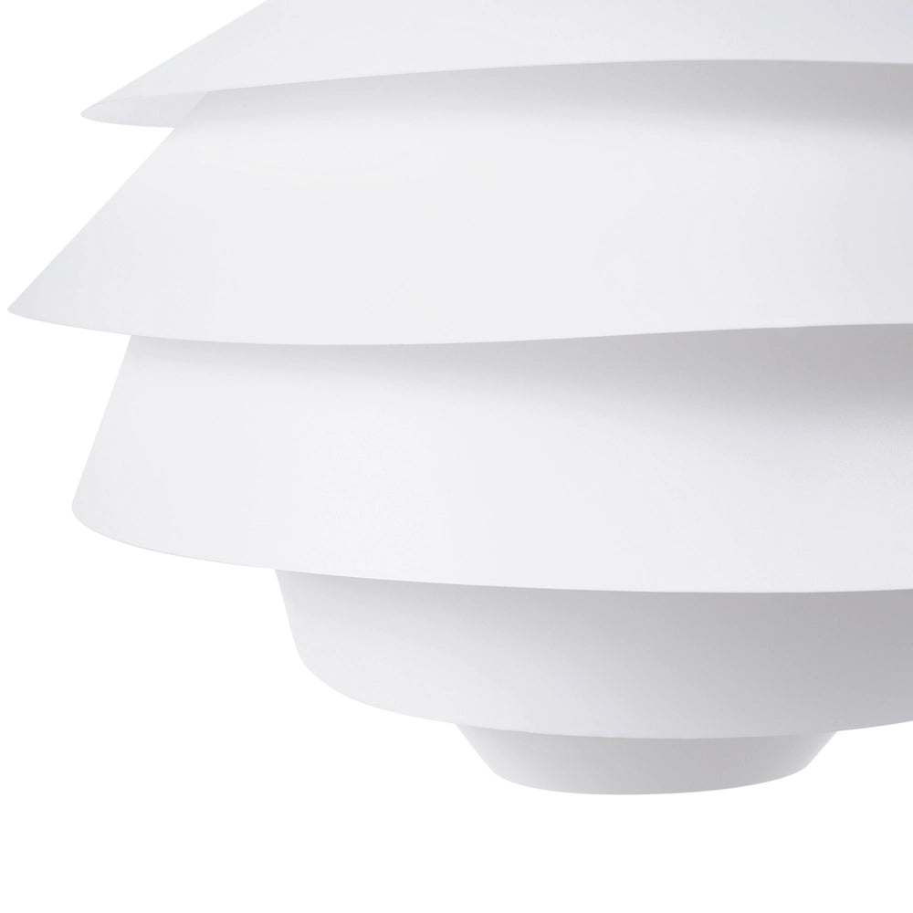 Lampada a Sospensione in Plastica Bianca a Forma di Globo Decorativa Moderna