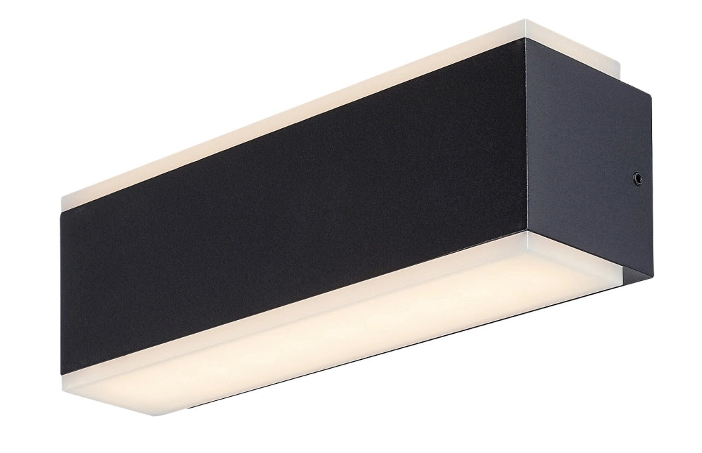Applique esterna nera LED 12W 3000K IP54 Rabalux Mataro