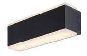 Applique esterna nera LED 12W 3000K IP54 Rabalux Mataro