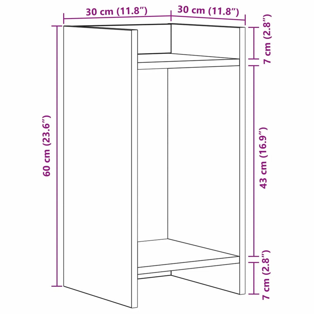Supporto per piante | Sostegno per piante 2 pz Bianco 30 x 30 x 60 cm