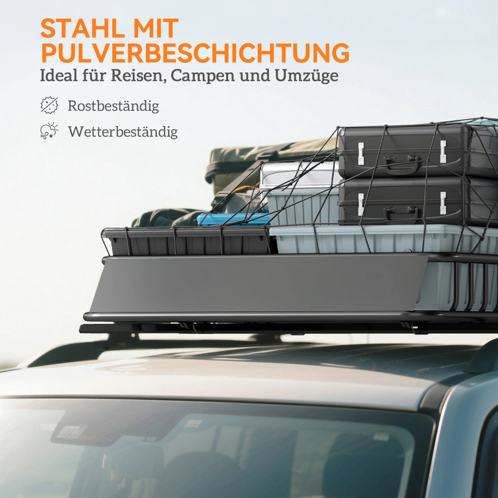 Portapacchi per Auto ¨C zephmum ¨C Nero, Acciaio, 90.7 kg