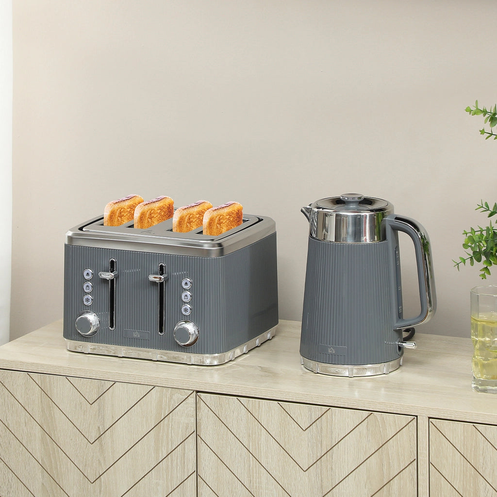 Bollitore e Tostapane ¨C Zephmum ¨C Grigio 2200W