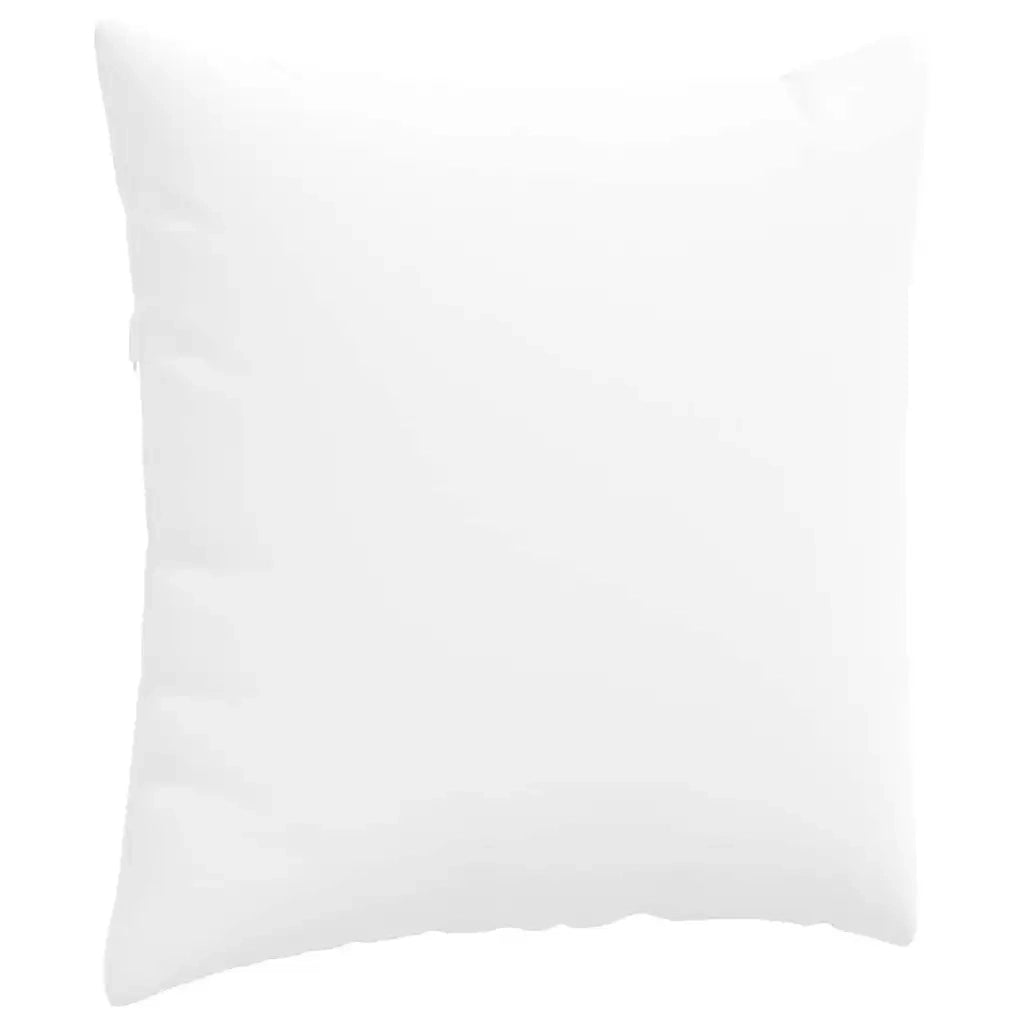 Cuscini da Divano 2 pz-Set di 2 Cuscini per Sofa Bianco 80 x 80 cm Tessuto