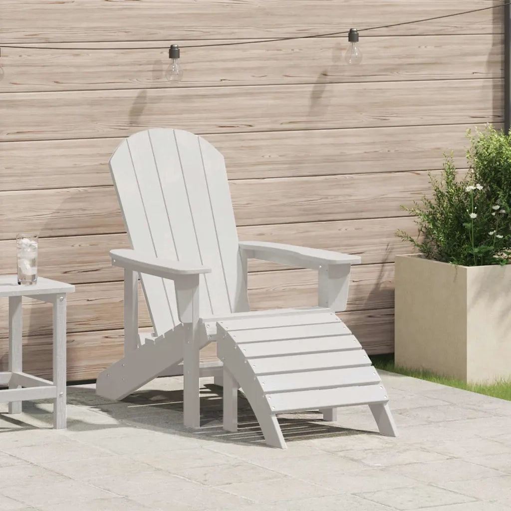 Sedia Adirondack Bianco 82 x 74 x 92 cm HDPE 42006629