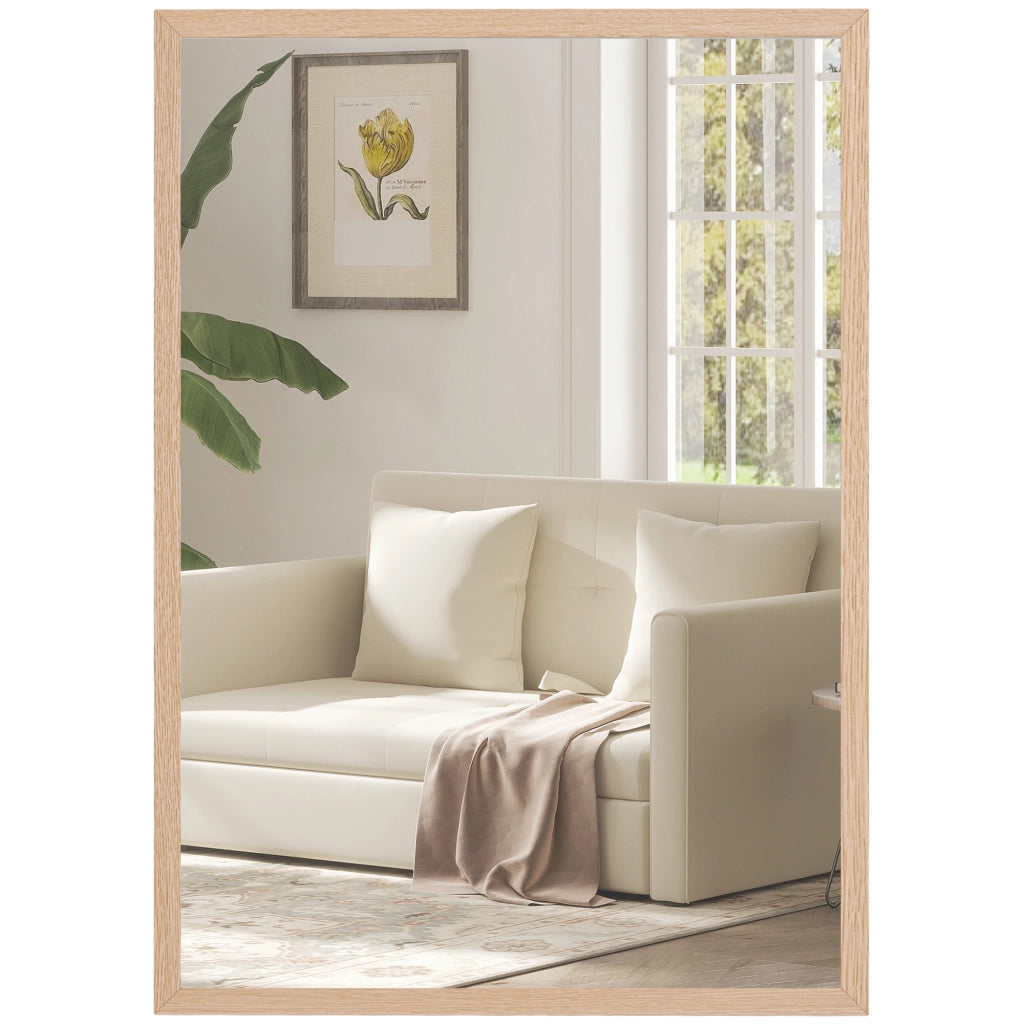 Specchio da Parete 50x70 ¨C Minimal ¨C Naturale