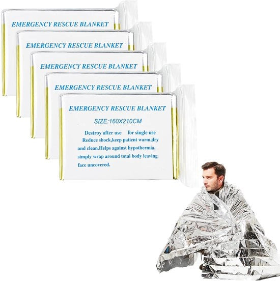 Diverse Strisce di Emergenza - 160 x 210 cm, 5 pezzi