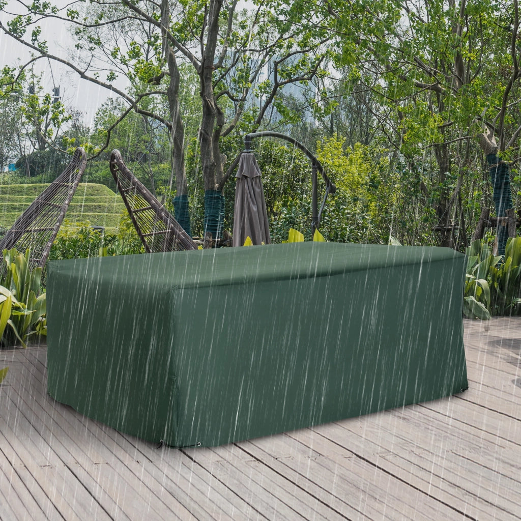 Copri Mobili da Giardino ¨C Minimal ¨C Verde 210x140x80 cm