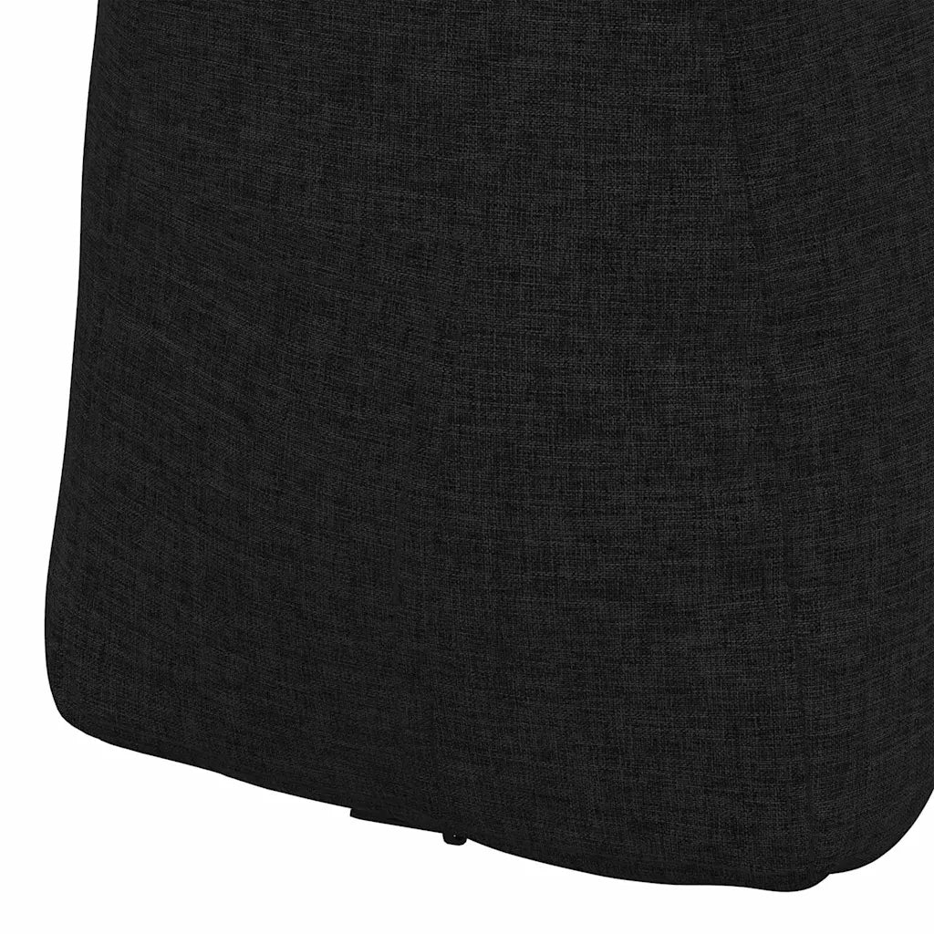 Cuscino per Schiena | Cuscino dorsale Nero 45 x 24 x 50 cm Tessuto